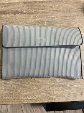 Vintage Japan Airlines JAL Amenity Kit Bag Gray Vintage Collectible Travel